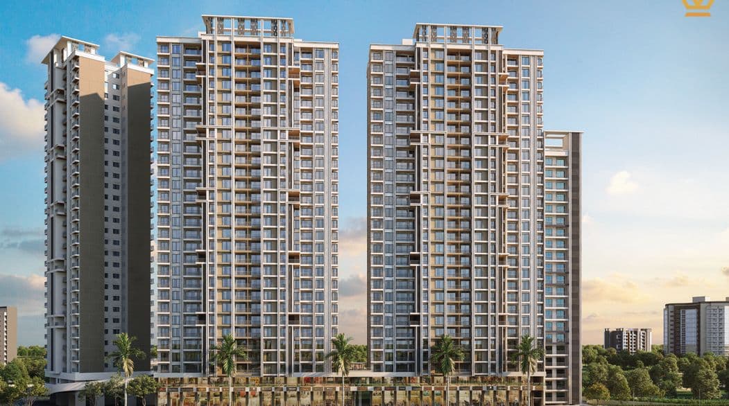 Imperio Towers, Tathawade 3BHK Carpet 1007 sq.ft  Total Area 1124 sq.ft 1.48 Cr