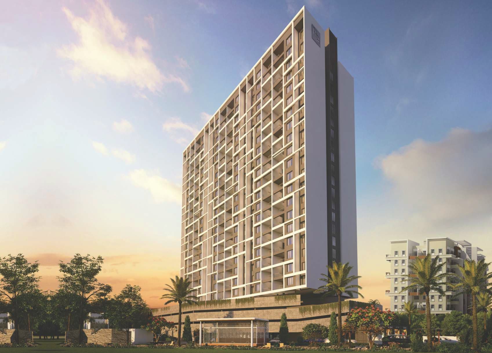 Royal Grand Wakad – 2BHK (605 Sq.ft Carpet) Available for Rent ₹25,500