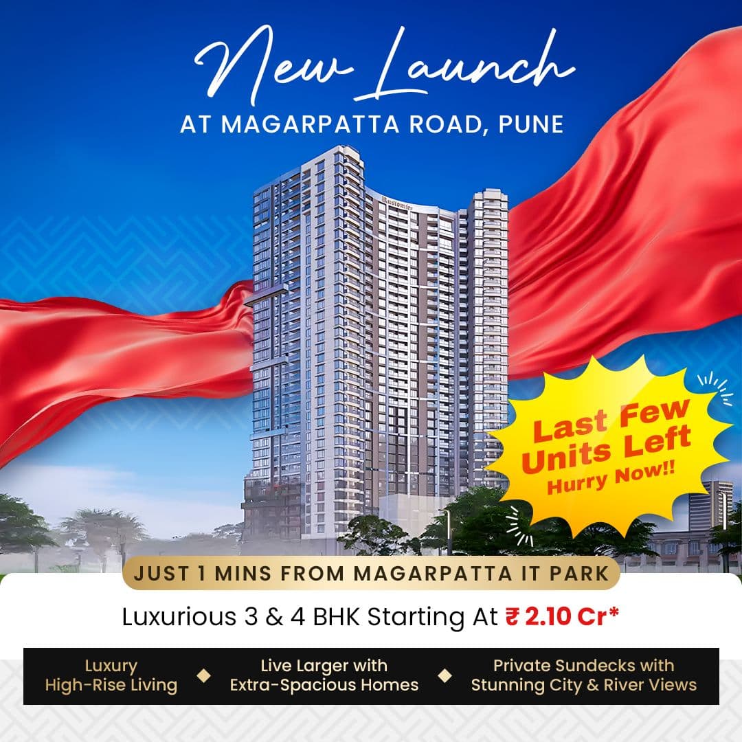 Ultra Luxury 4 Bed Residences with Private Sundecks Starting at Rs 2.10 Cr
