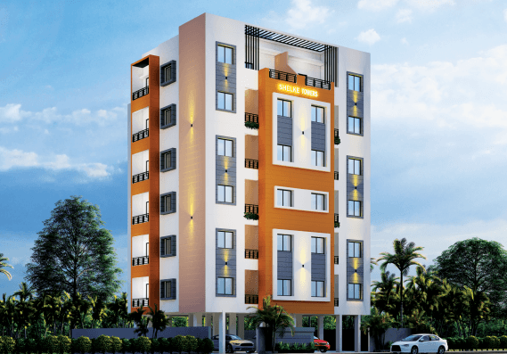 1 BHK at Shelke Towers, Baramati – 427 sq.ft. Carpet | 555 sq.ft. Saleable