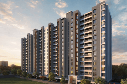 2 BHK (Wing C) — Vision New Ville, Tathawade — 717 sq.ft.
