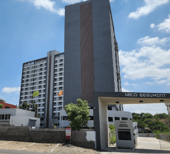 2 BHK Flat for Rent in Neco Beaumont, Mohammad Wadi – Comfortable Living