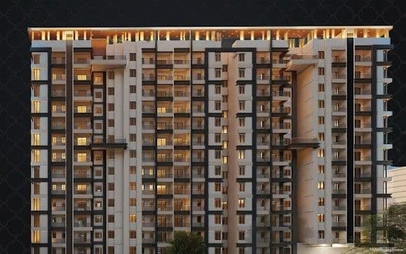 Spacious 2 BHK Flats for Sale in Queens Tower.